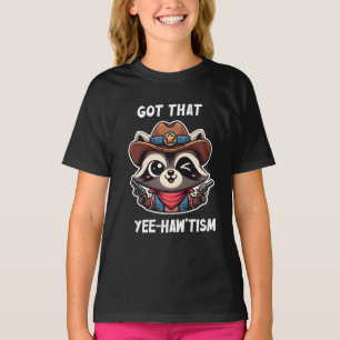 T-shirt Cadeau amateur de raton laveur avec ce Yee How Tis