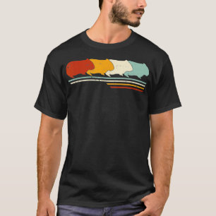 T-shirt Cadeau Amoureux des animaux de porc de Guinée Vint