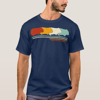 T-shirt Cadeau Amoureux des animaux de porc de Guinée Vint