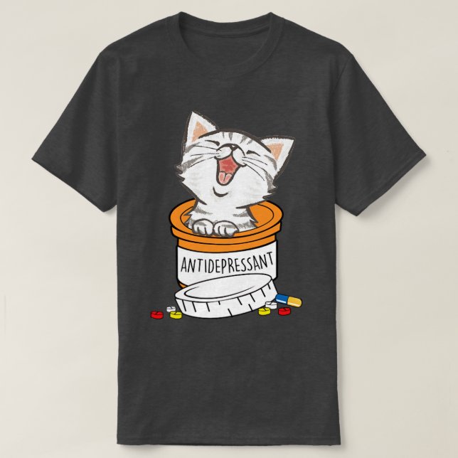 T-shirt Cadeau Amoureux des chats (Design devant)