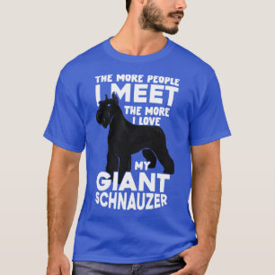 T-shirt Cadeau Amoureux des chiens Giant Schnauzer