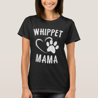 T-shirt Cadeau amusant de maman Whippet amoureux d'animaux