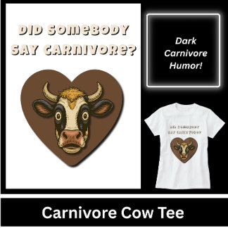 T-shirt Cadeau Amusant pour les Amateurs de Steak de Boeuf
