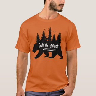 T-shirt Cadeau animaux faune forêt nature