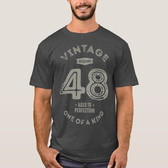 T-shirt Cadeau Anniversaire 48 Ans (Devant)