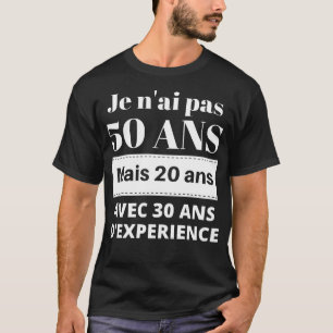 T-shirt Cadeau anniversaire 50 ans