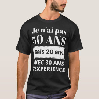 T-shirt Cadeau anniversaire 50 ans