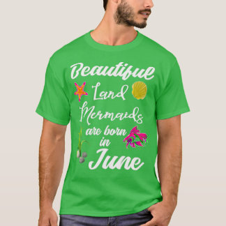 T-shirt Cadeau anniversaire de enfant mignon Les sirènes t