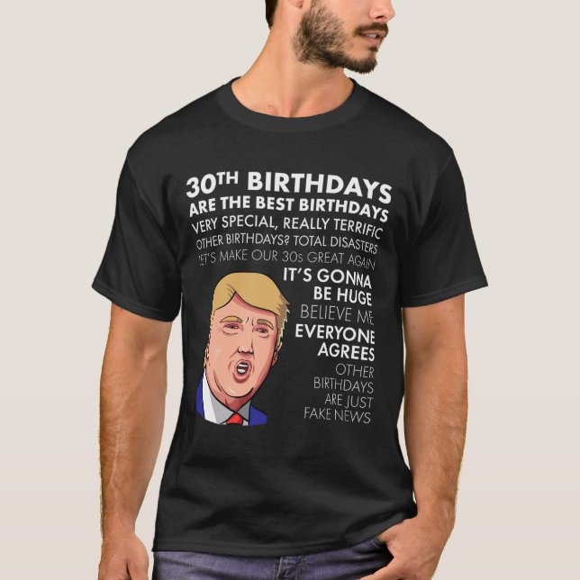 T-shirt Cadeau Anniversaire Funny Trump Citation Chemise P (Devant)