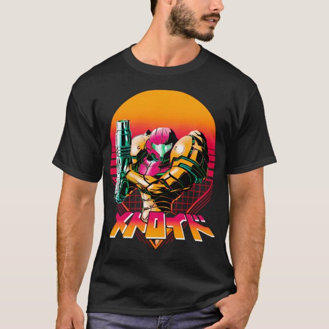 T-shirt Cadeau Anniversaire Metroid Dread Samus Artwork Vi (Devant)