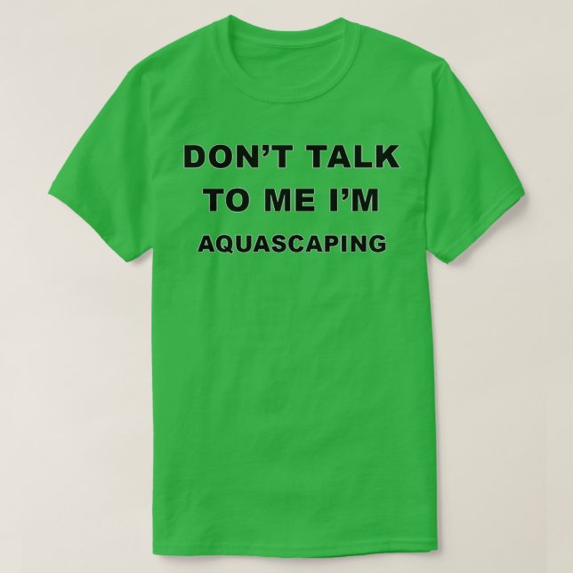 T-shirt Cadeau Aquascaping 4 (Design devant)