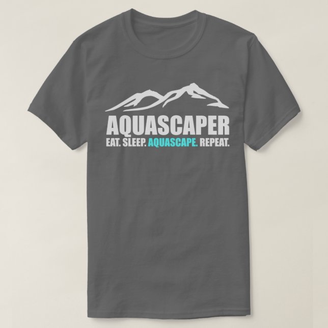T-shirt Cadeau Aquascaping Aquascape (Design devant)