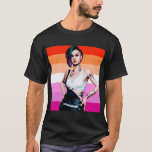 T-shirt cadeau arc-en-ciel cyberpunk