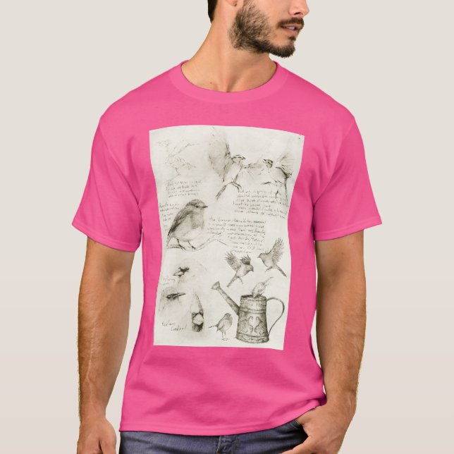 T-shirt Cadeau aux oiseaux (Devant)