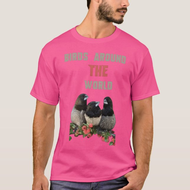 T-shirt Cadeau aux oiseaux partout dans le monde (Devant)