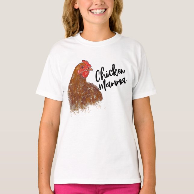 T-shirt Cadeau aux poulets (Devant)