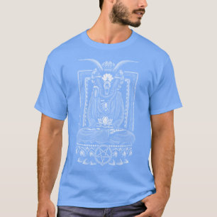 T-shirt Cadeau Baphomet Nirvana White Halftone