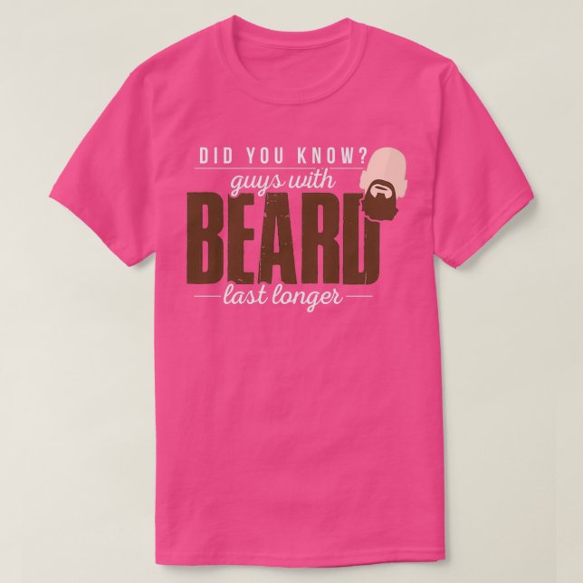 T-shirt Cadeau barbu à barbe à barbe 2 (Design devant)