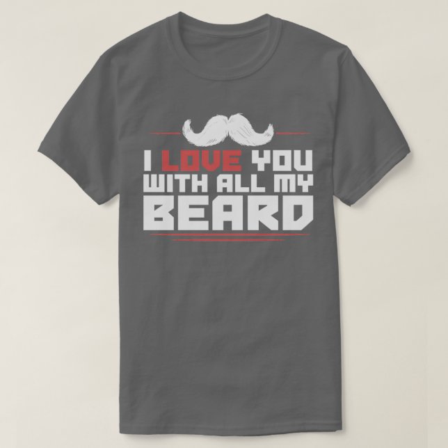 T-shirt Cadeau barbu à barbe à barbe 23 (Design devant)