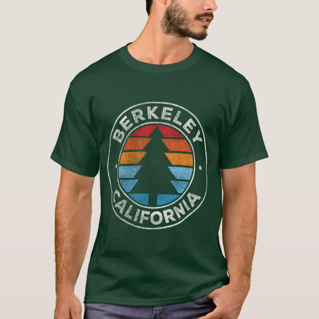 T-shirt Cadeau Berkeley Californie Ca 70S (Devant)