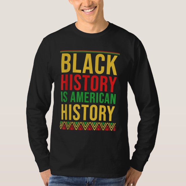 T-shirt Cadeau BHM Histoire noire Histoire américaine Hist (Devant)