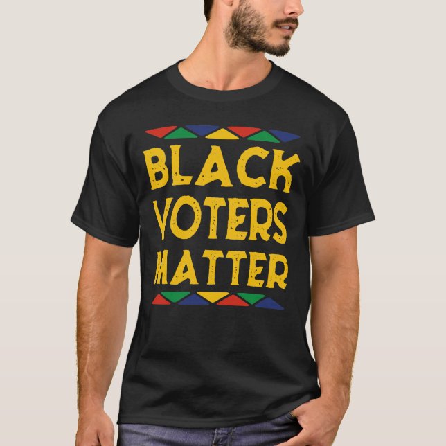 T-shirt Cadeau Black Voters Matter (Devant)