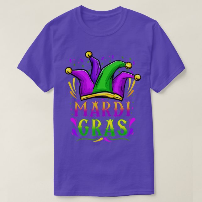 T-shirt Cadeau Casquette Mardi Gras Party (Design devant)