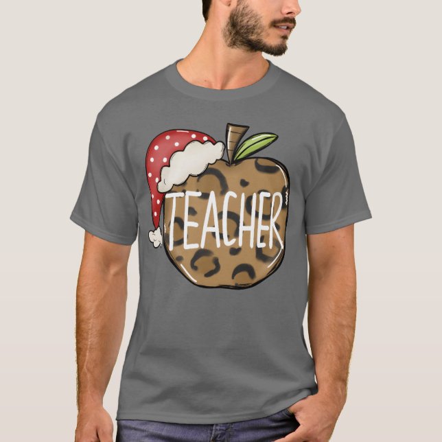 T-shirt cadeau Christmaseacher (Devant)