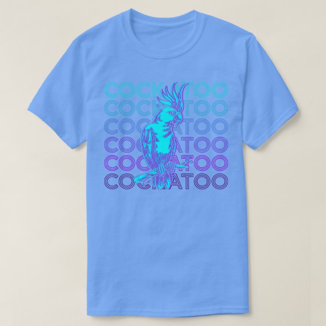 T-shirt Cadeau Cockatoo Retro (Design devant)