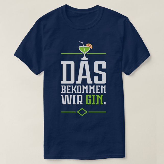 T-shirt Cadeau Collection Gin (Design devant)