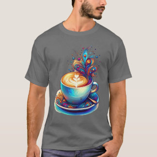 T-shirt Cadeau coloré café