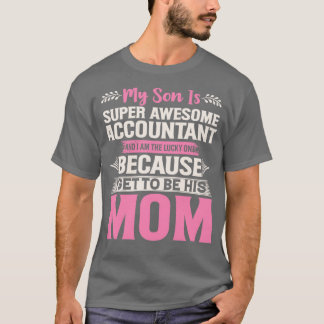 T-shirt Cadeau comptable Super Comptable