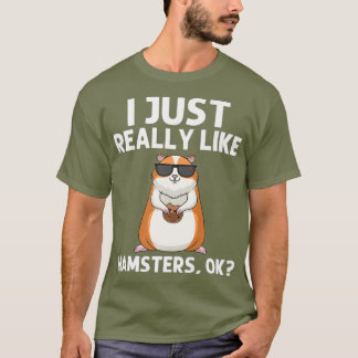 T-shirt Cadeau cool Hamster Pour Hommes Femmes Dwarf Syrie