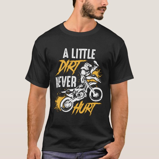 T-shirt Cadeau cool Vélo Dirt Pour Garçons Et Filles Motoc (Devant)
