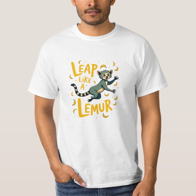 T-shirt Cadeau Cute Lemur (Devant)