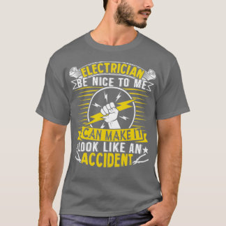 T-shirt Cadeau d'accident d'électricien Sparky Electric