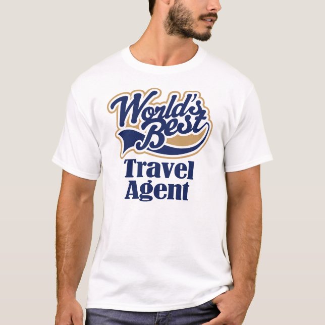 T-shirt Cadeau d'agent de voyage (Devant)
