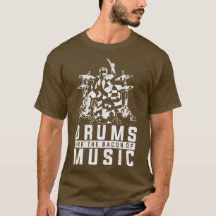 T-shirt Cadeau d'amant de musique de percussion Musicien d