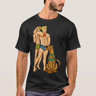 T-shirt Cadeau d'ami d'amour rétro Woof