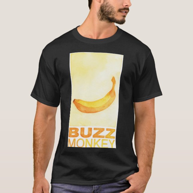 T-shirt Cadeau d'ami de famille Banane à l'aquarelle (Devant)