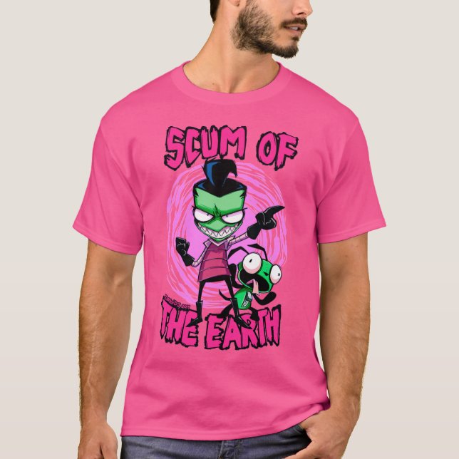 T-shirt Cadeau d'ami INVADER ZIM (Devant)