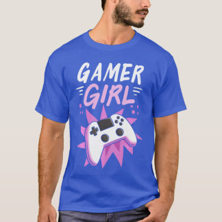 T-shirt Cadeau d'amie pour une fille joueuse de jeux vidéo