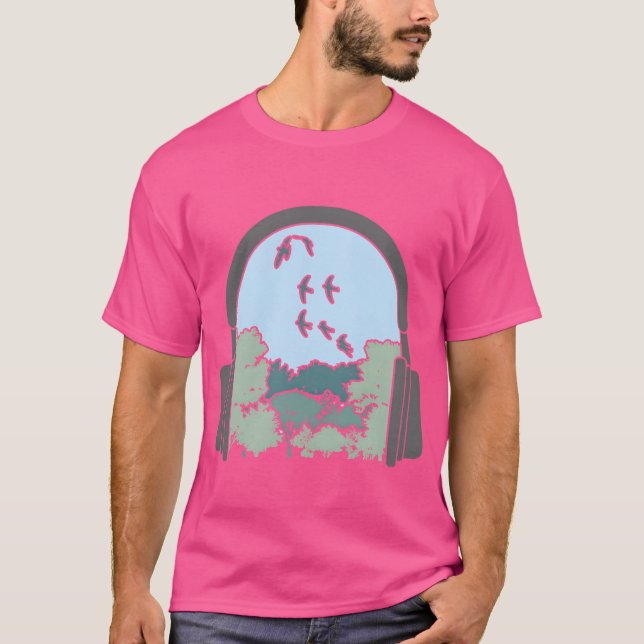 T-shirt Cadeau d'amis d'oiseaux (Devant)
