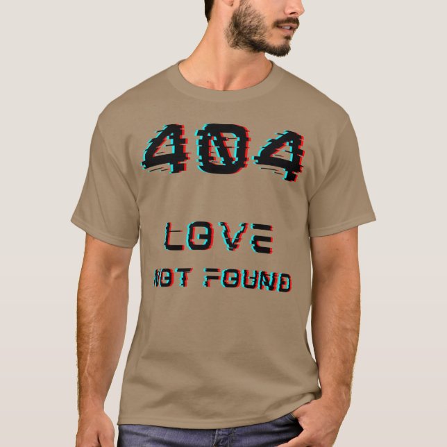 T-shirt Cadeau d'amour non trouvé (Devant)
