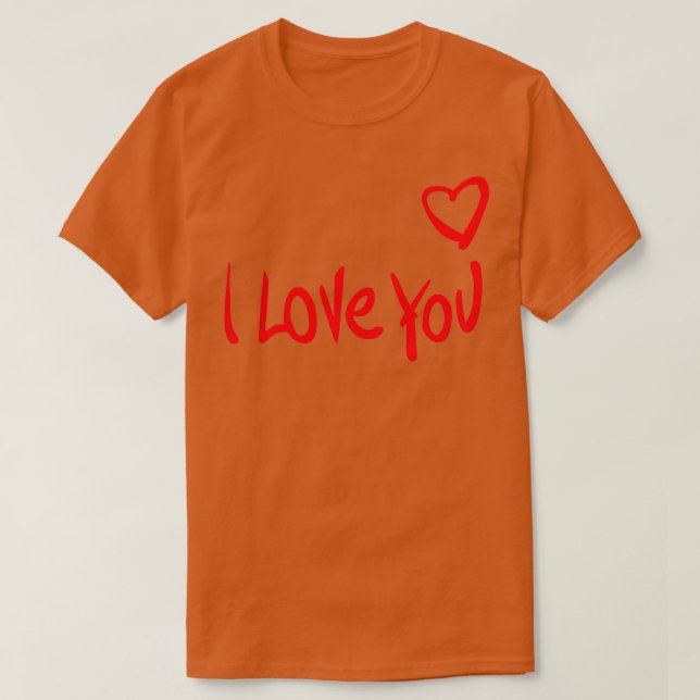 T-shirt cadeau d'amour valentinmardi pour couples (Design devant)