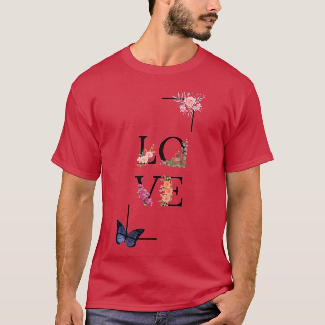 T-shirt Cadeau d'amour vintage (Devant)