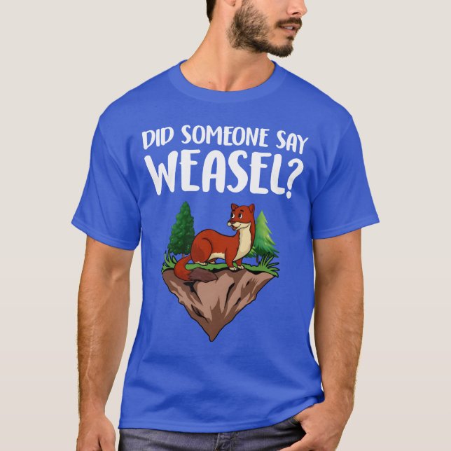 T-shirt Cadeau d'animal de belette Mignon Drôle fille (Devant)