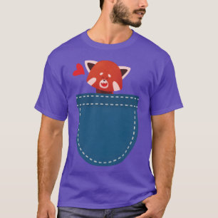T-shirt Cadeau d'animal de zoo amateur d'animaux Pocket Re