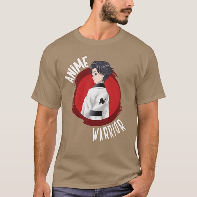 T-shirt Cadeau d'Anime Warrior White (Devant)