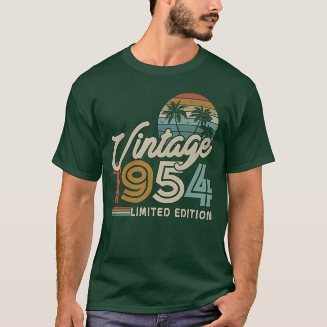 T-shirt Cadeau d'anniversaire 1954 69 ans (Devant)